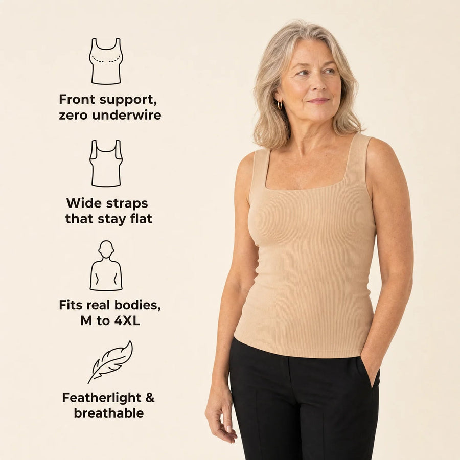 Eassele Front-Support Bra Tank