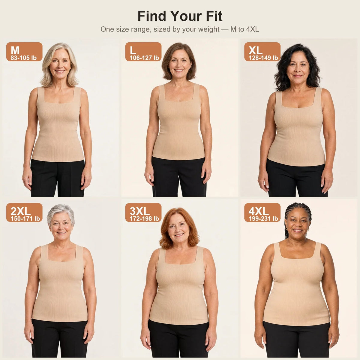 Eassele Front-Support Bra Tank