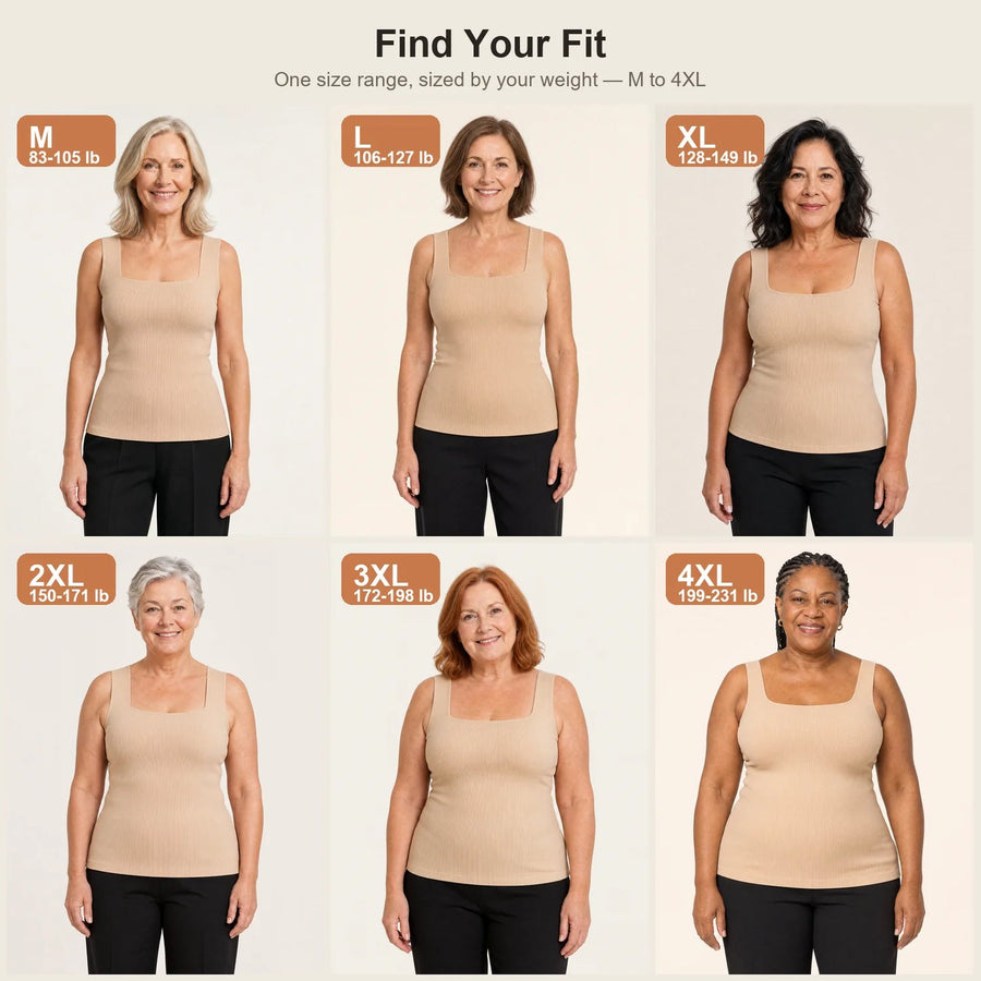 Eassele Front-Support Bra Tank