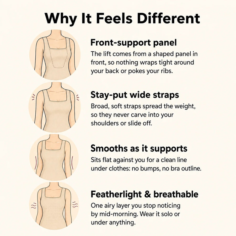 Eassele Front-Support Bra Tank